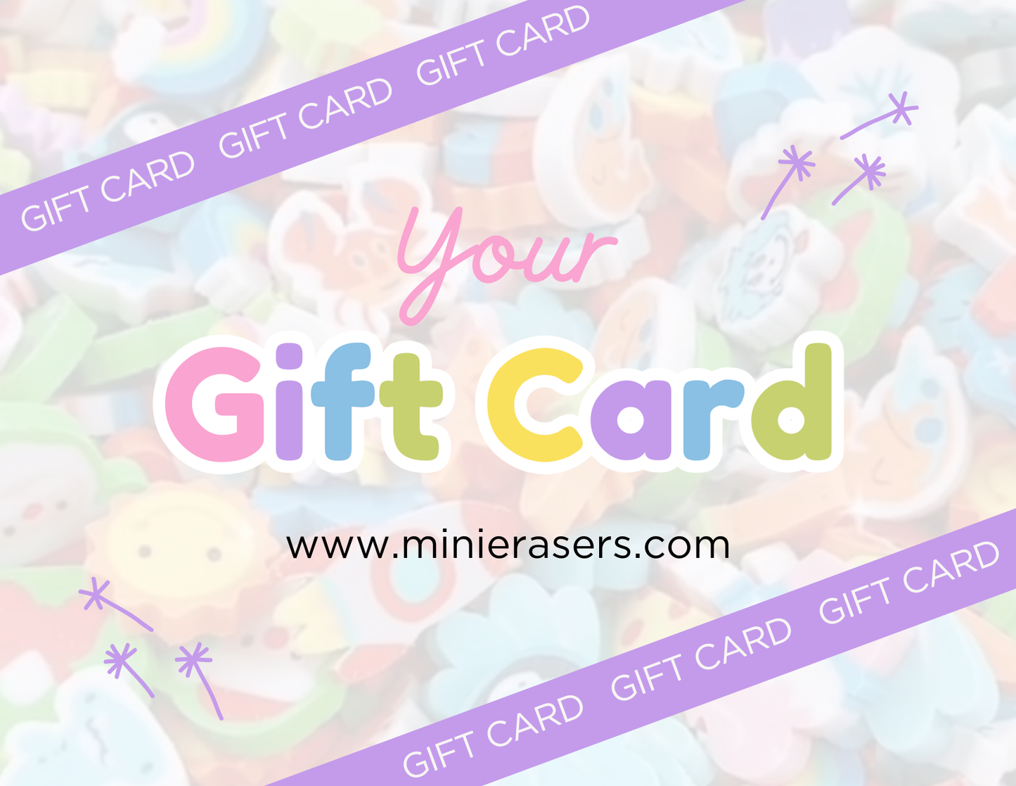 Mini Erasers Co. Gift Card