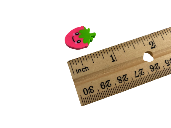 Mini Strawberry Erasers for Classroom Rewards, Learning & Therapy Activities | Mini Erasers Co.
