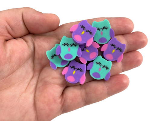 Mini Owl Erasers for Classroom Rewards, Learning & Therapy