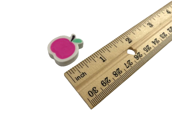 Mini Apple Erasers for Classroom Rewards, Learning & Therapy