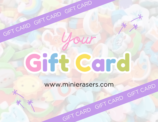 Mini Erasers Co. Gift Card