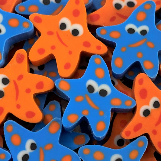 Starfish Mini Erasers | Mini Erasers Co.