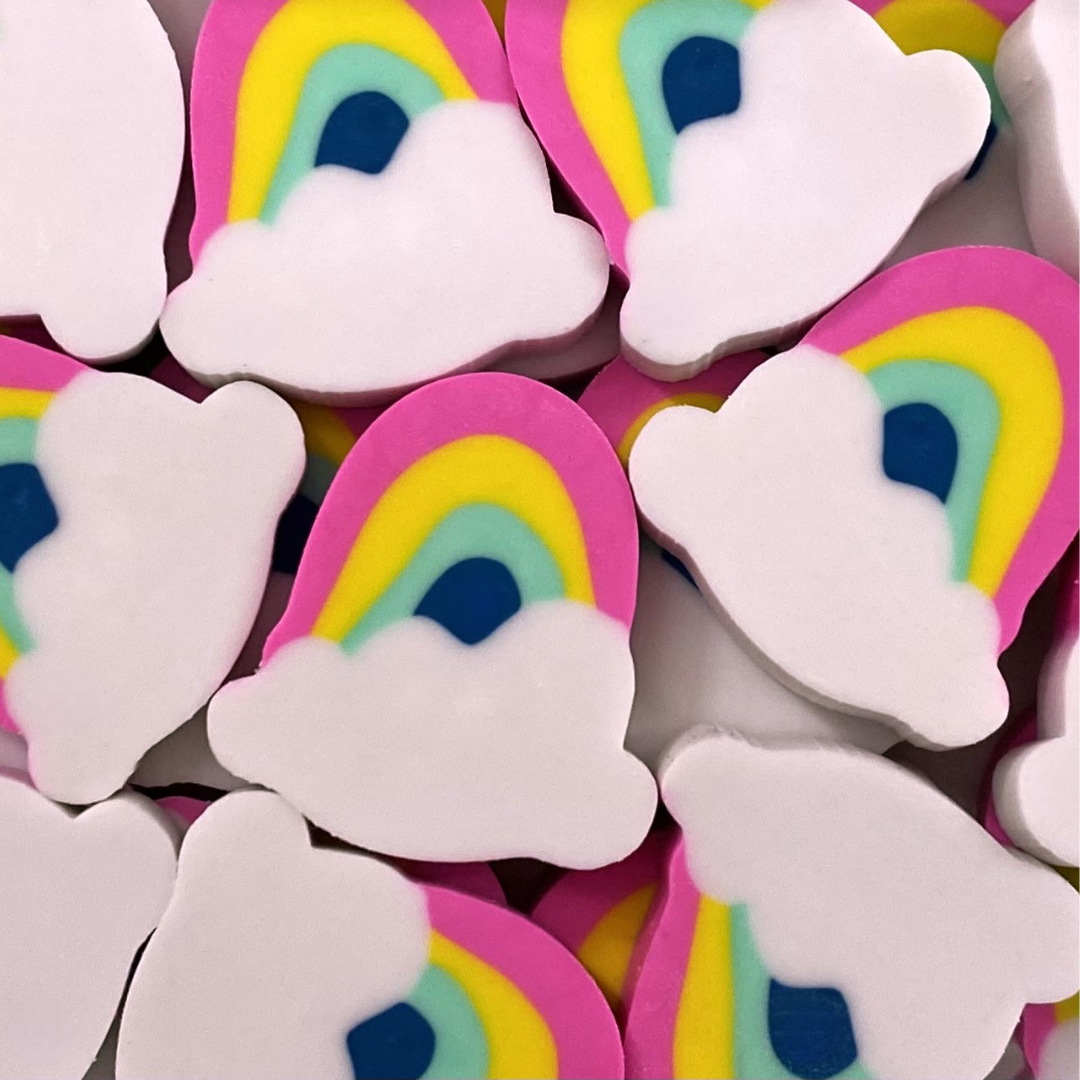 Rainbow Mini Erasers | Mini Erasers Co.