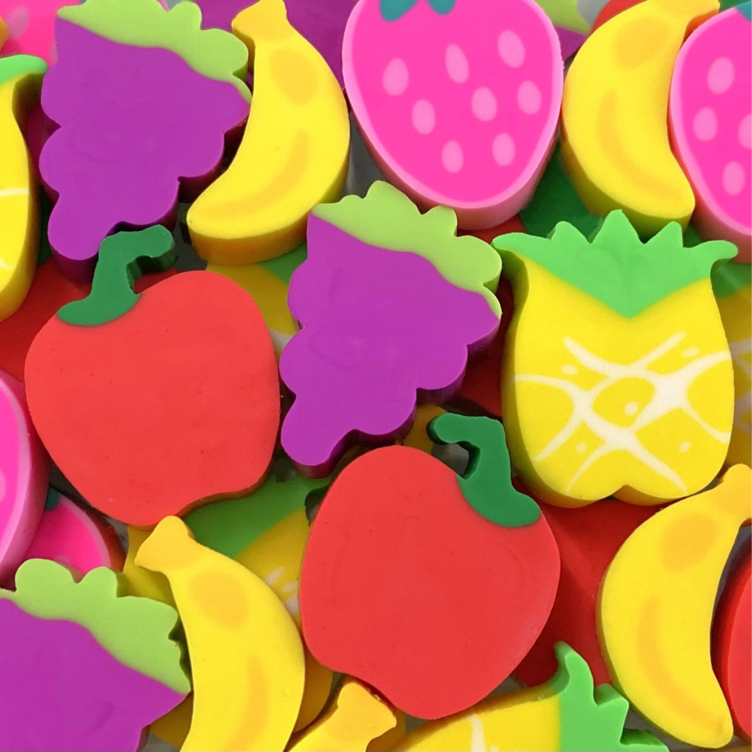 Fruit Mini Erasers | Mini Erasers Co.