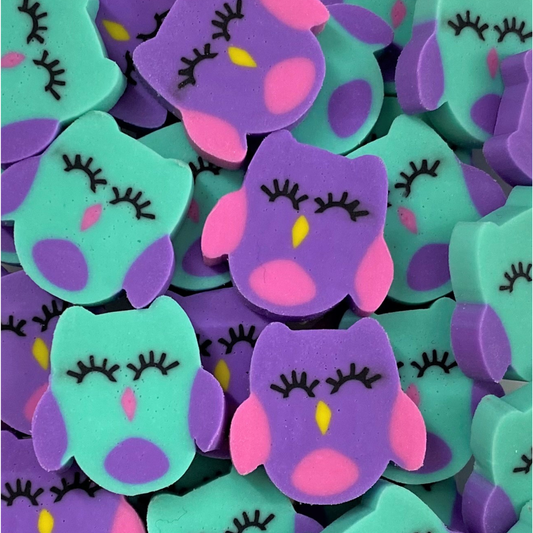 Owl Mini Erasers | Mini Erasers Co.