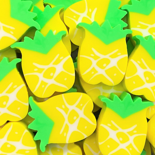 Pineapple Mini Erasers | Mini Erasers Co.