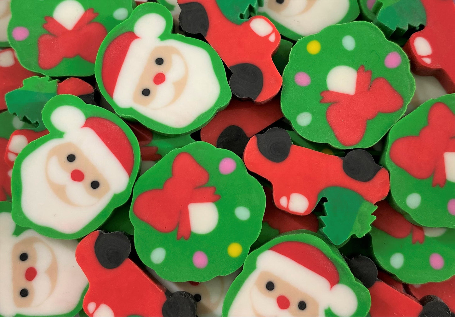 Mini Christmas Erasers for Classroom Rewards, Learning & Therapy Activities | Mini Erasers Co.