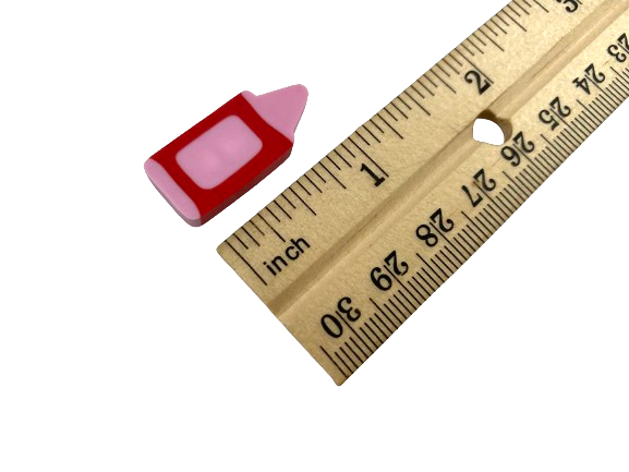 Mini Pencil Crayon Erasers for Classroom Rewards, Learning & Therapy