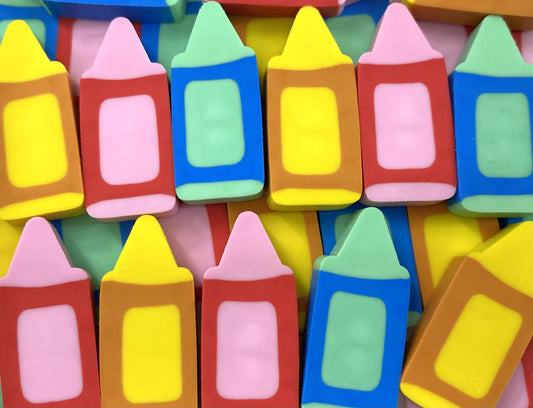Mini Pencil Crayon Erasers – MiniErasersCo