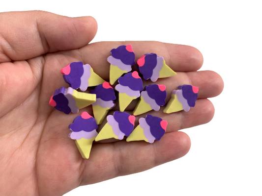 Mini Ice Cream Cone Erasers for Classroom Rewards, Learning & Therapy Activities | Mini Erasers Co.
