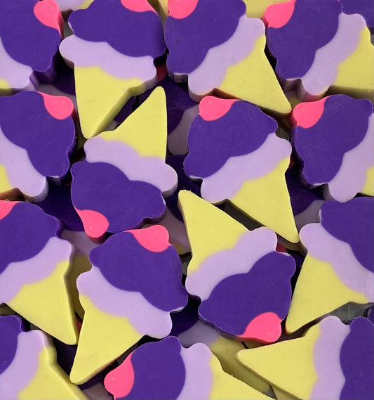 Mini Ice Cream Cone Erasers for Classroom Rewards, Learning & Therapy Activities | Mini Erasers Co.