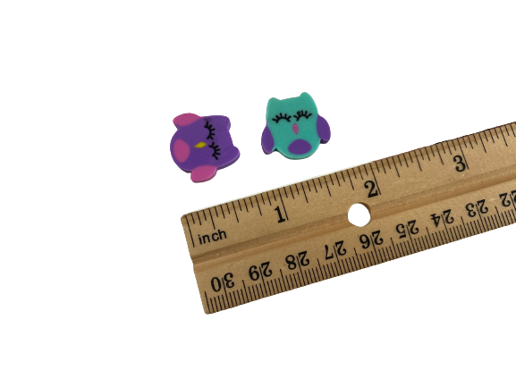 Mini Owl Erasers for Classroom Rewards, Learning & Therapy
