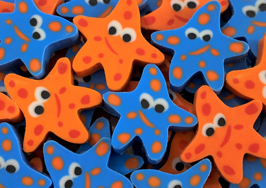 Mini Starfish Erasers – MiniErasersCo